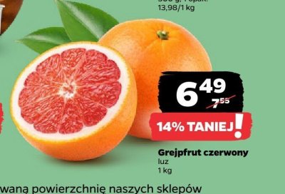 Grejpfrut czerwony luz promocja w Netto