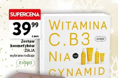Zestaw kosmetyków ZIAJA Witamina C, B3, Niacynamid, Cynamid promocja w Intermarche