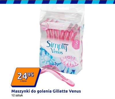 Maszynki do golenia Gillette Venus Simply promocja w Action