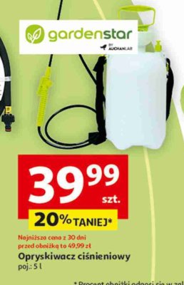 Opryskiwacz z lancą 5 l Garden star promocja