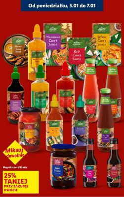 Sosy Vitasia - różne rodzaje promocja w Lidl