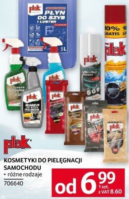 Kosmetyki do pielęgnacji samochodu Plak różne rodzaje promocja w Selgros