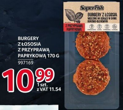 Burgery z łososia z przyprawą paprykową Super Fish promocja w Selgros