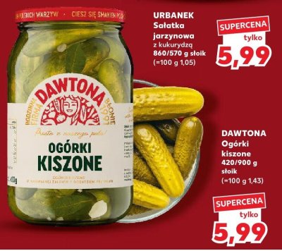 Sałatka jarzynowa z kukurydzą Urbanek 860/570 g promocja w Kaufland