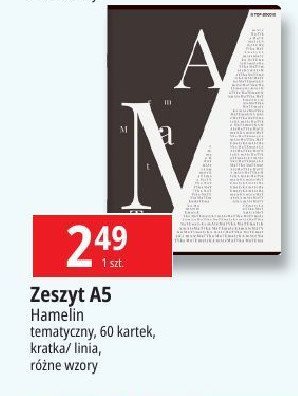 Zeszy a5/60 k. język polski Hamelin promocja