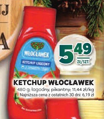 Ketchup Włocławek łagodny promocja w Stokrotka