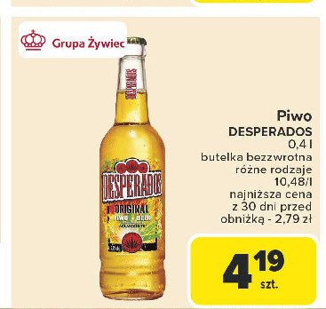 Piwo Desperados promocja w Carrefour