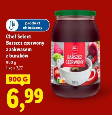 Barszcz czerwony z zakwasem z buraków promocja w Lidl
