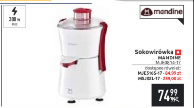 Wyciskarka wolnoobrotowa msj02l-17 Mandine promocja