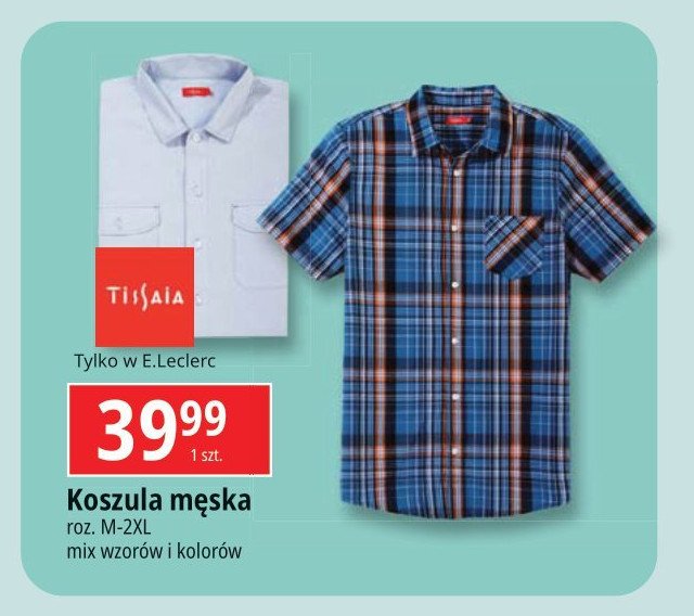Koszula m臋ska m-2xl Tissaia promocja
