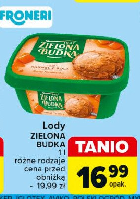 Lody karmel z solą Zielona budka promocja