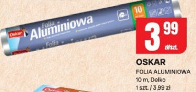 Folia aluminiowa Oskar promocja w Chorten