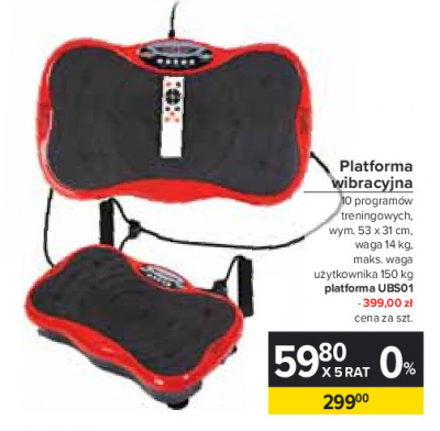 Platforma wibracyjna ubs01 Abisal promocja