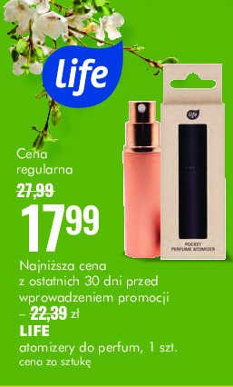 Atomizer do perfum Life (super-pharm) promocja w Super-Pharm