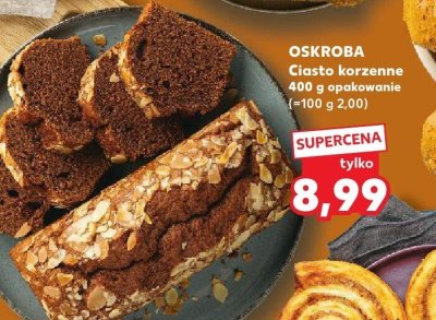 Ciasto OSKROBA korzenne promocja w Kaufland