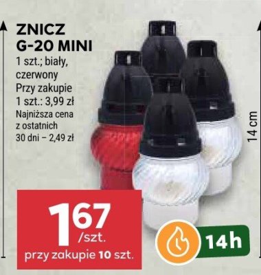 ZNICZ G-20 MINI biały, czerwony promocja w Stokrotka