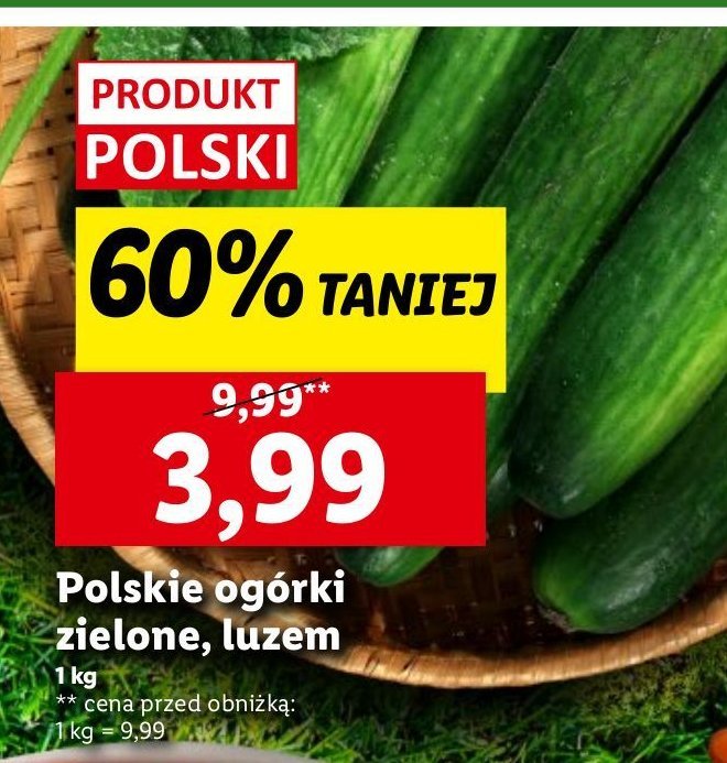 Ogórek zielony polska promocja