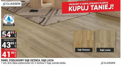 Panel podłogowy Dąb Vicenza, Dąb Lucia Classen promocja w Merkury Market
