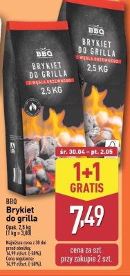 Brykiet z węgla drzewnego Bbq promocja