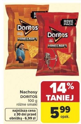 Chipsy nachos Doritos różne smaki promocja w Carrefour