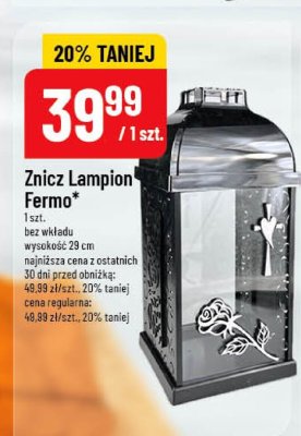 Znicz Lampion Fermo promocja w POLOmarket