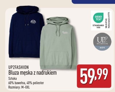 Bluza męska z nadrukiem UP2FASHION promocja w Aldi