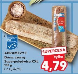 Dorsz czarny polędwica Abramczyk promocja w Kaufland