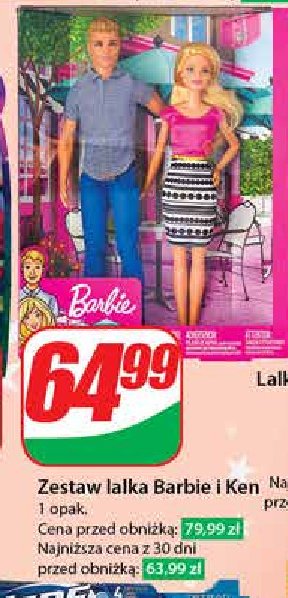 Lalka barbie + ken promocja