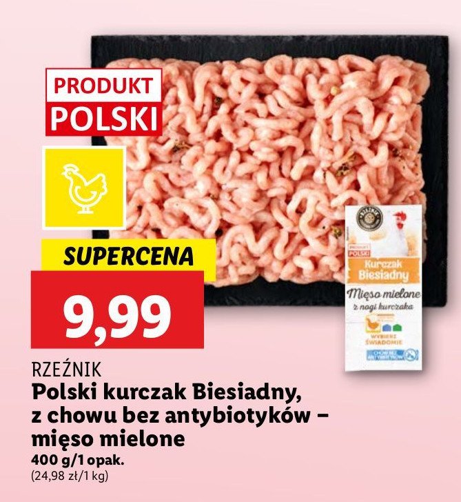 Mięso mielone z piersi kurczaka Rzeźnik codzienna dostawa promocja