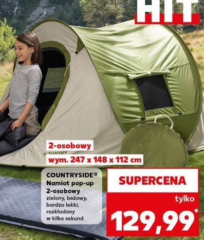 Namiot 2 osobowy pop up K-classic countryside promocja