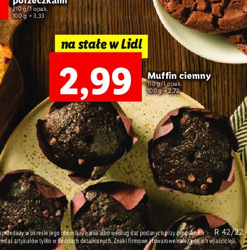 Muffin ciemny promocja