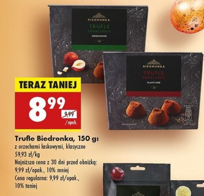 Trufle klasyczne Biedronka promocja