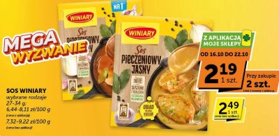 Sos Winiary pieczeniowy jasny 27-34g promocja w Groszek