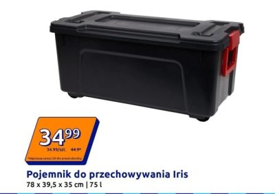 Pojemnik do przechowywania 78 x 39,5 x 35 cm | 75 l promocja w Action