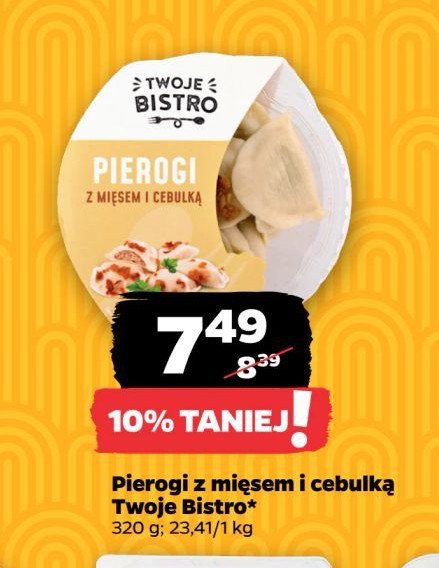 Pierogi z mięsem i cebulką TWOJE BISTRO promocja