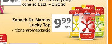 Zapach samochodowy lucky top fresh vanilla Dr. marcus promocja