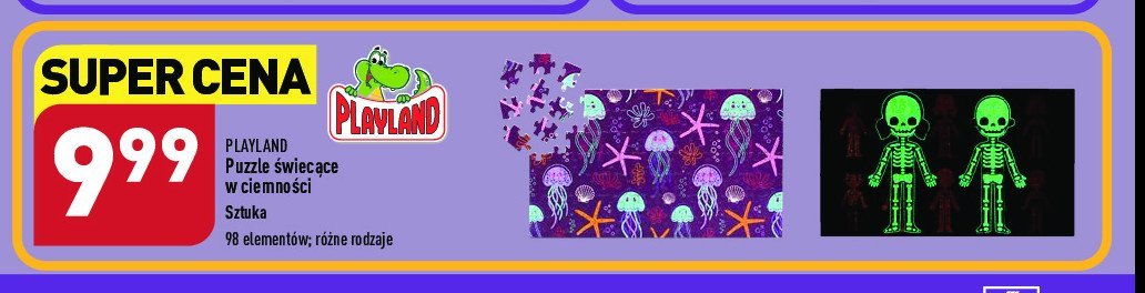 Puzzle 艣wiec膮ce w ciemno艣ci Playland promocja