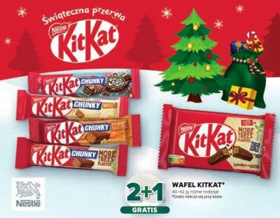 Wafel KitKat różne rodzaje promocja w Stokrotka