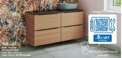 Płytki Gres Tropical 59.7x119.7 cm promocja w Castorama