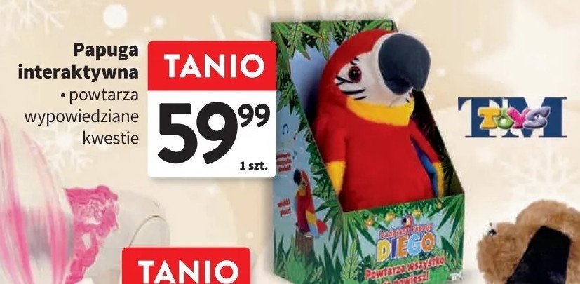 Papuga interaktywna promocja
