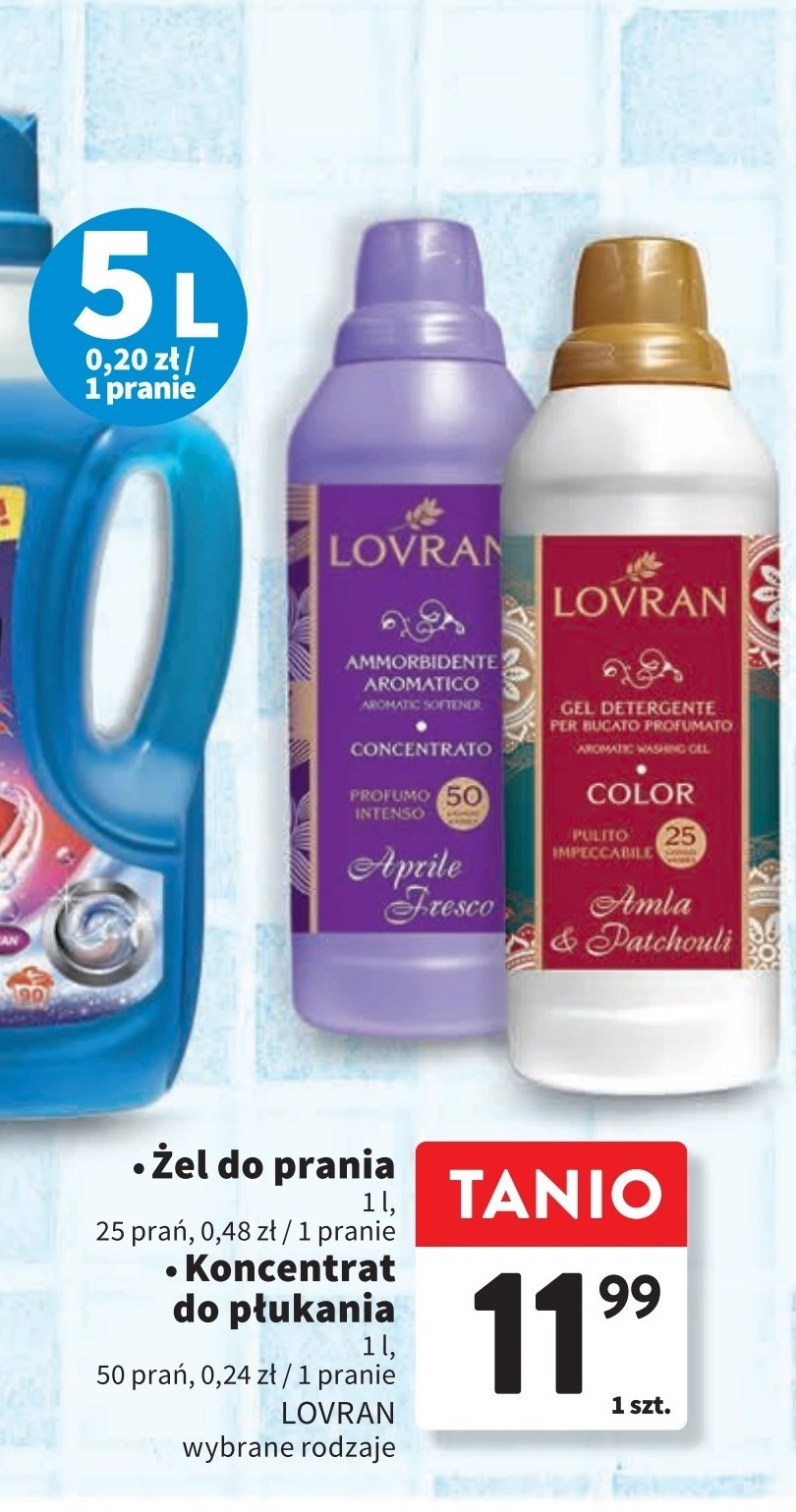 Płyn do prania color Lovran promocja