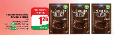 Czekolada do picia Classic promocja w Dino