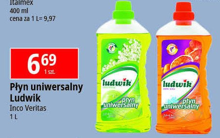 Płyn uniwersalny baking soda pomarańczowy Ludwik promocja