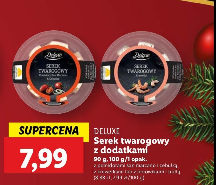 Serek śmietankowy z krewetkami Deluxe promocja