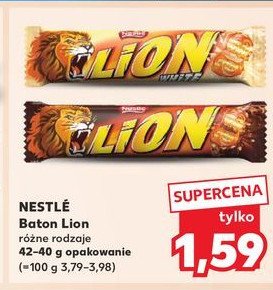 Baton Lion white promocja w Kaufland