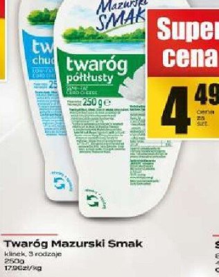 Twaróg Mazurski Smak promocja w Supeco
