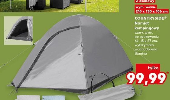 Namiot kempingowy 210 x 130 x 106 cm K-classic countryside promocja