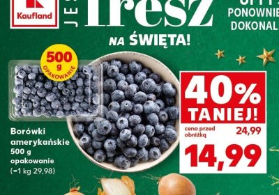 Borówki amerykańskie promocja w Kaufland