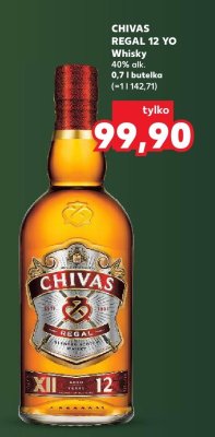 Whisky Chivas Regal 12 YO promocja w Kaufland