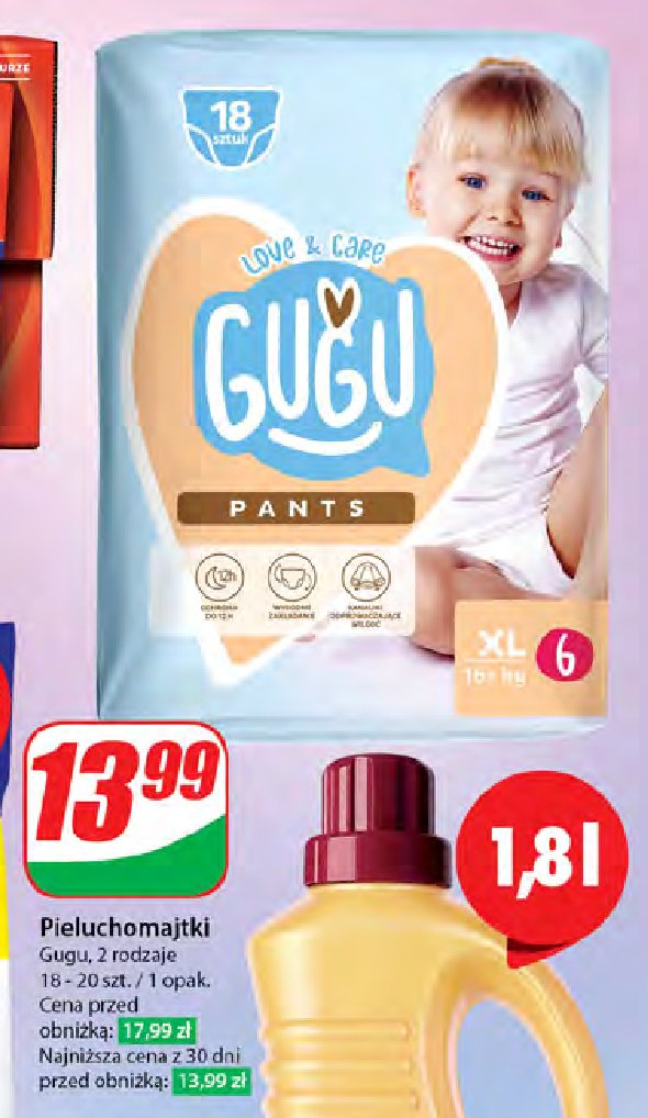 Pieluchomajtki xl 6 Gugu pants promocja